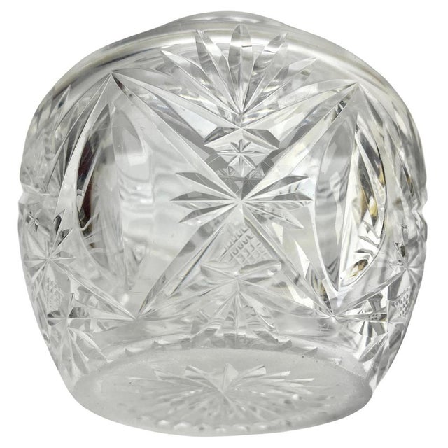 Crystal Candlesticks and Vase from Val Saint Lambert, Belgium, 1935, Set of 3 For Sale - Image 11 of 15