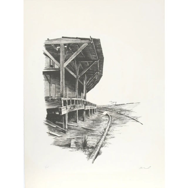 Harry McCormick, Old Station, Lithograph For Sale