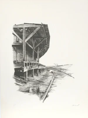 Harry McCormick, Old Station, Lithograph