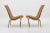 This gorgeous pair of 'Eva' lounge chairs was designed by Bruno Mathsson for Karl Andersson & Söner, Sweden, 1940s. This...