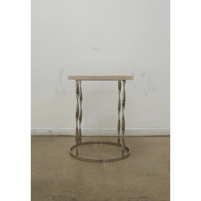 Metal Frontgate Sirao End Tables - Set of 2 For Sale - Image 7 of 12