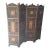 Vintage Middle Eastern Four-Panel Moorish Hand-Carved Teak Wood Folding Screen, Acquired in Bahrain For Sale