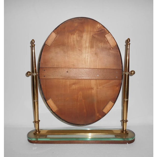 Fontana Arte Table Mirror from Fontana Arte, 1940s For Sale - Image 4 of 8