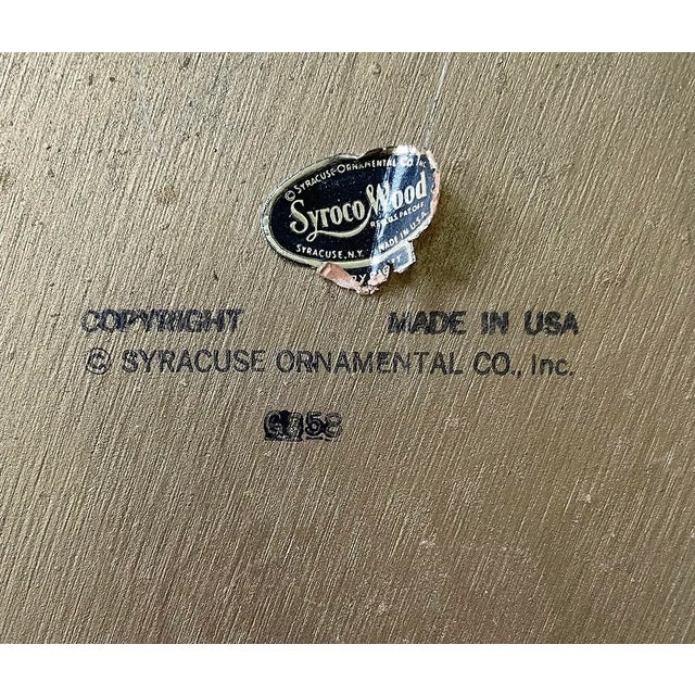 Vintage Syroco King & Queen Wall Plaques - Set of 2 For Sale In New York - Image 6 of 7