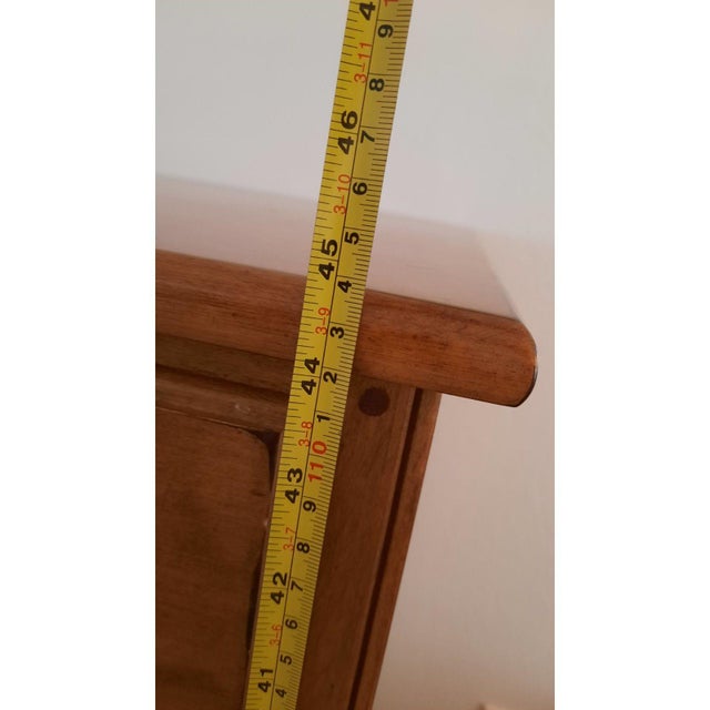 Vintage Ethan Allen Cherry Chest of 5 Drawers Dresser 18 5004 For Sale - Image 4 of 11