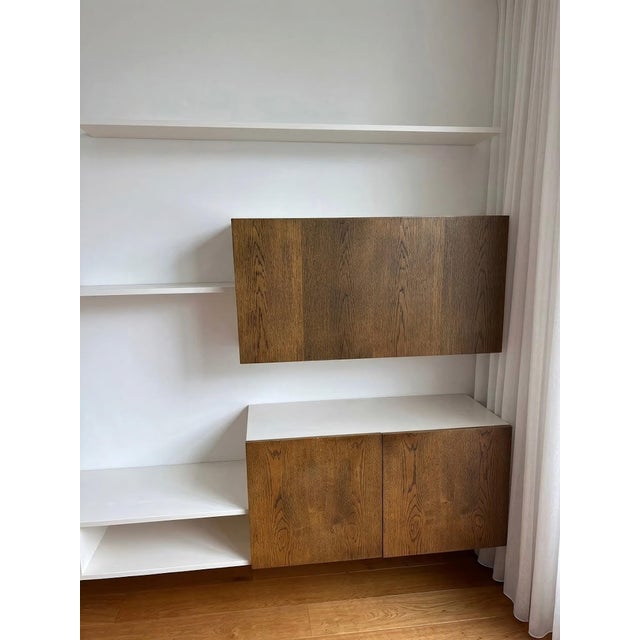 Mid-Century Modern Vintage Modular Floating Wall Unit by Banz Bord, 1970s, Set of 10 For Sale - Image 3 of 8