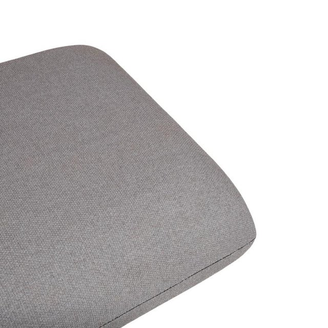Textile Jalis 21 Set of Fabric Two-Seater Stool and Grey Sofa, Set of 2 For Sale - Image 7 of 18