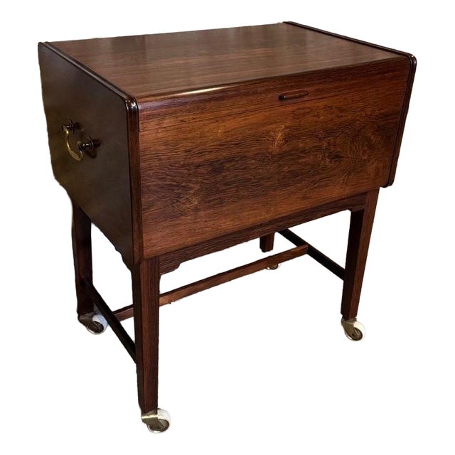 Vintage Danish Sewing Table, 1950s For Sale
