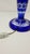 Late 20th Century Vintage Bohemian-Style Cobalt Blue Cut-to-Clear Glass Table Lamp For Sale - Image 5 of 8
