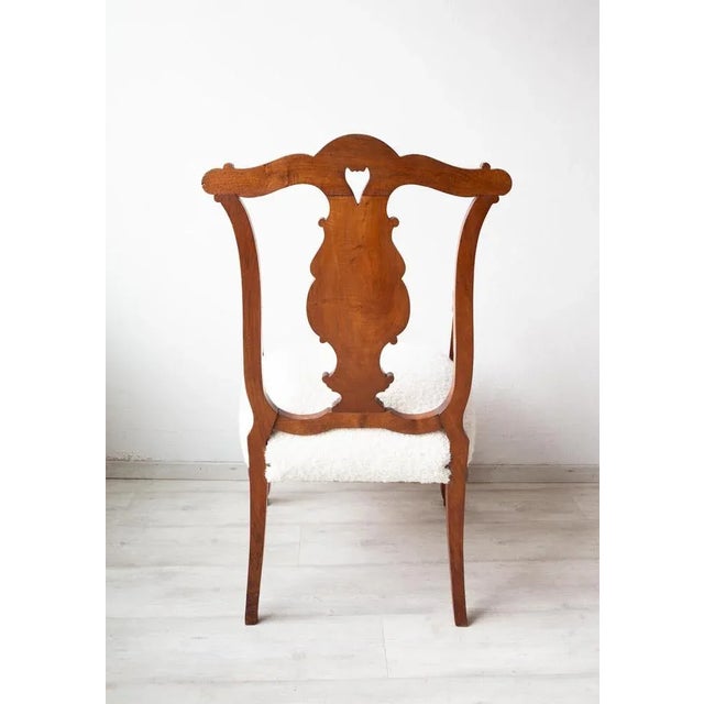 1960s Spanish Chestnut Armchair, 1950s For Sale - Image 5 of 10