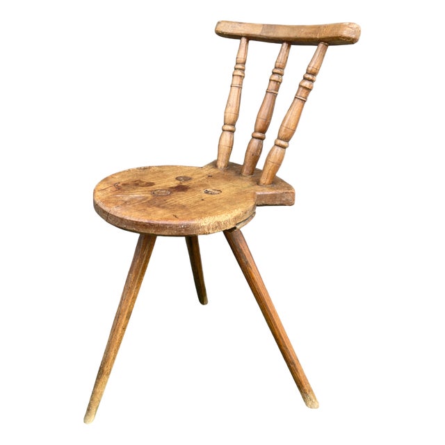 Chair in Mulberry, 1850s For Sale