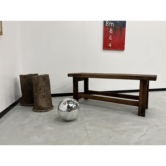 1950s Former French Workbench in Oak, 1950s For Sale - Image 5 of 18