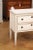 Wood Swedish Gustavian Style 1890s Chest with Two Drawers and Grey Painted Outlines For Sale - Image 7 of 12