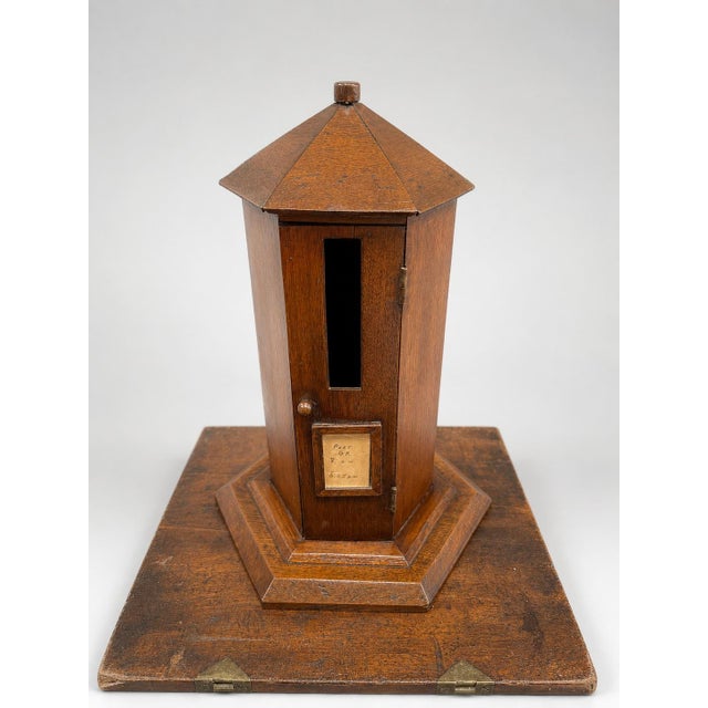 Wood English George v Period Mahogany Post Office Box Model, Circa 1890 For Sale - Image 7 of 11
