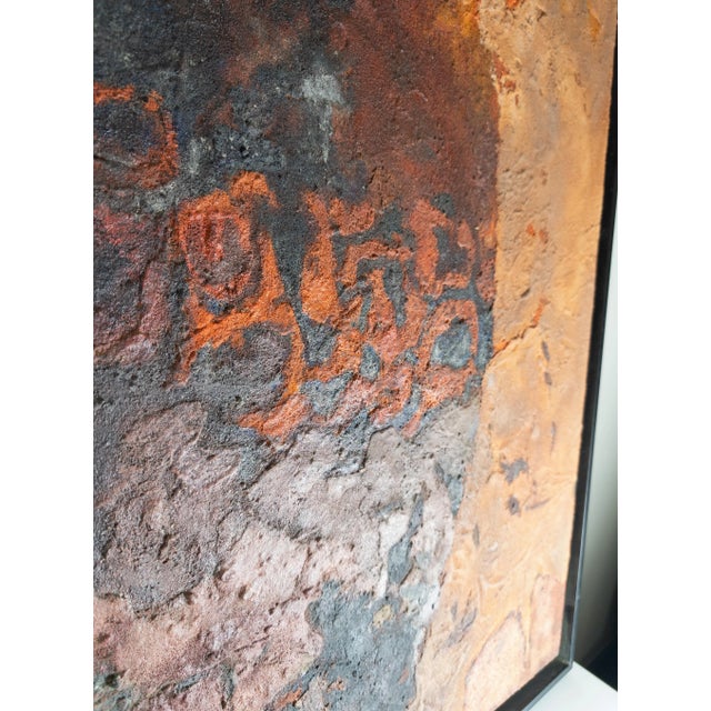 Red Mid-Century Modern Abstract Expressionist Painting by George Vander Sluis For Sale - Image 8 of 12