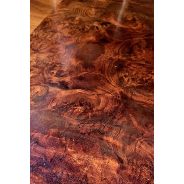 Antique Early 20th Century Louis XVI French Oval Dining Table in Walnut & Mahogany For Sale - Image 6 of 13