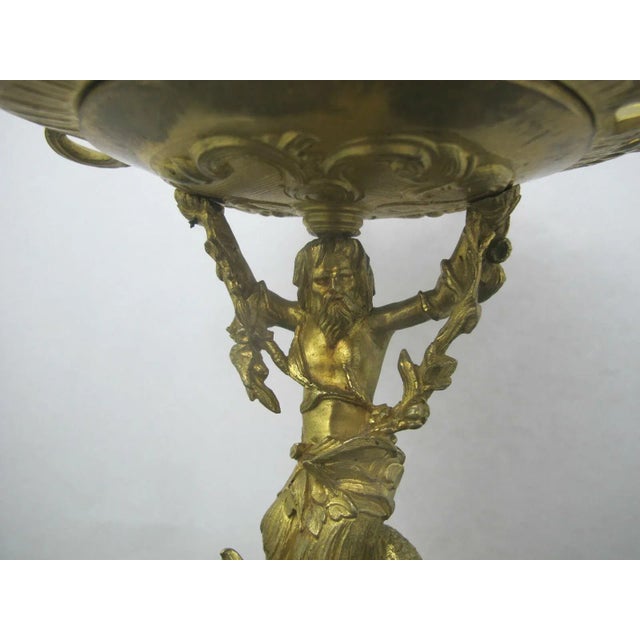 Antique 19th C. French Gilt Ormolu Bronze Neptune Poseidon Candle Card Holders a Pair Chairish