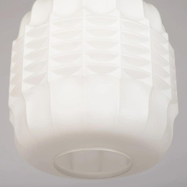 Vintage Lantern Glass Pendant, 1970s For Sale - Image 4 of 6