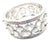 Tiffany & Co. Victoria Platinum Diamond Wide Band Ring, Size 7.25 For Sale