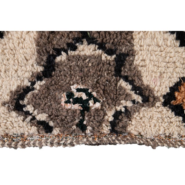 Vintage American Rag Handmade Multicolor Wool Rug For Sale In New York - Image 6 of 10