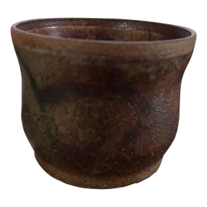 Vintage Wood Fired Ceramic Vase