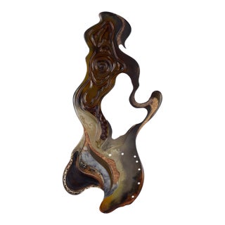 Abstract Asymmetric Totem New Age Surreal Sculpture by Mickey Kane For Sale