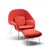 Eero Saarinen for Knoll Mid Century Womb Chair With Ottoman For Sale - Image 9 of 10