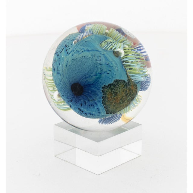 John Simpson "Planet" Art Glass Paperweight, 2018 For Sale In New York - Image 6 of 9