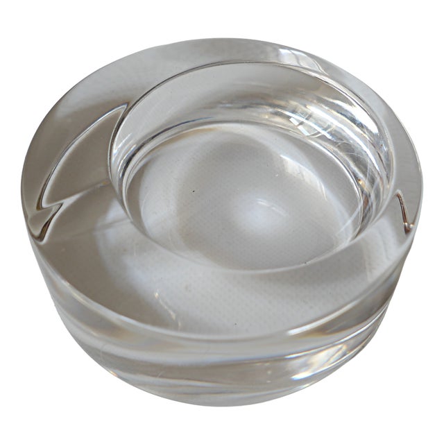 Crystal Ashtray from Val Saint Lambert, 1970s For Sale