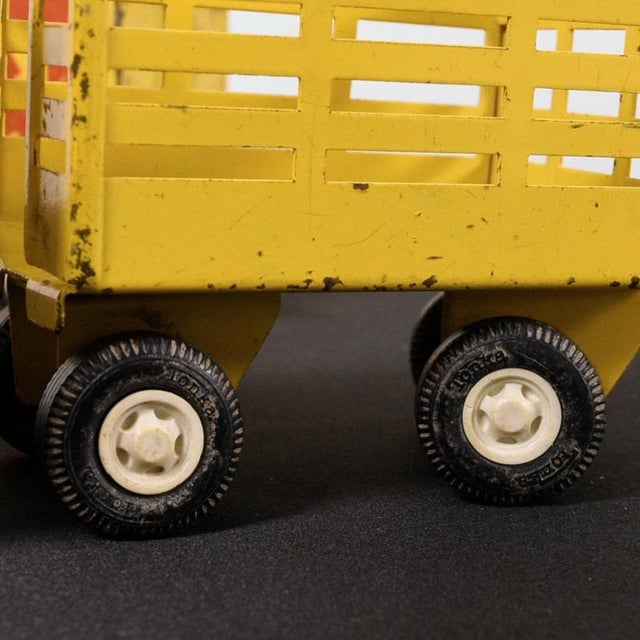 Metal Delivery Truck with Trailer and Farm Trailer from Tonka, 1970s For Sale - Image 9 of 11