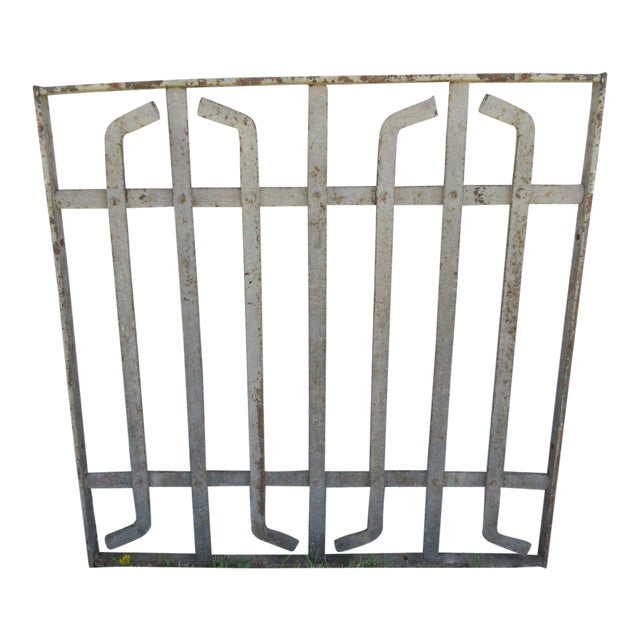 Antique Victorian Iron Gate For Sale