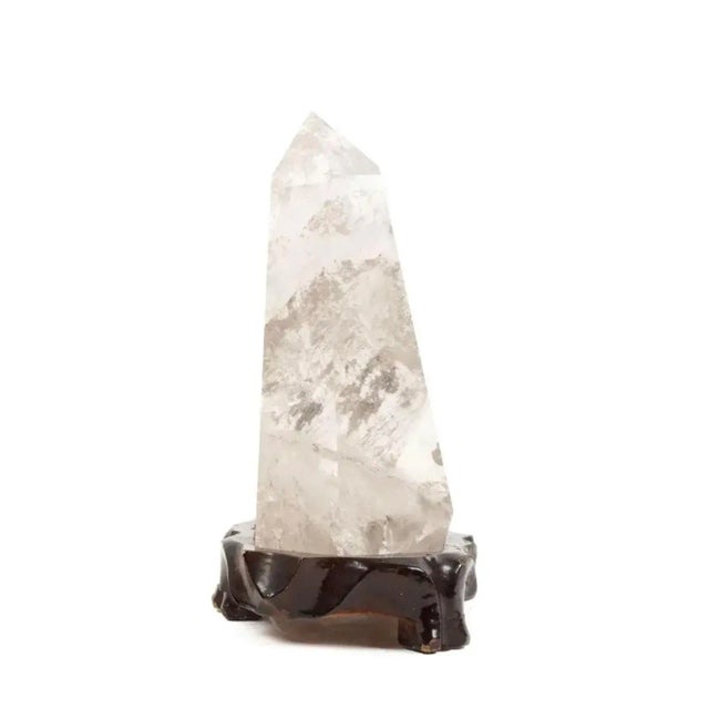 Contemporary Natural Rock Crystal Tower Obelisk For Sale - Image 3 of 8