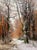 Gustav Adolf Schweitzer Dessau 1847 – 1914 Düsseldorf German Painter 'Winter Silence – Düsseldorf 1894' Signature: signed,...