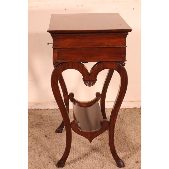 Brown Mahogany Side Table, 19th Century For Sale - Image 8 of 13