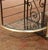Early 20th C. French Wrought Iron and Brass Baker’s Rack With Glass Shelves For Sale - Image 4 of 13