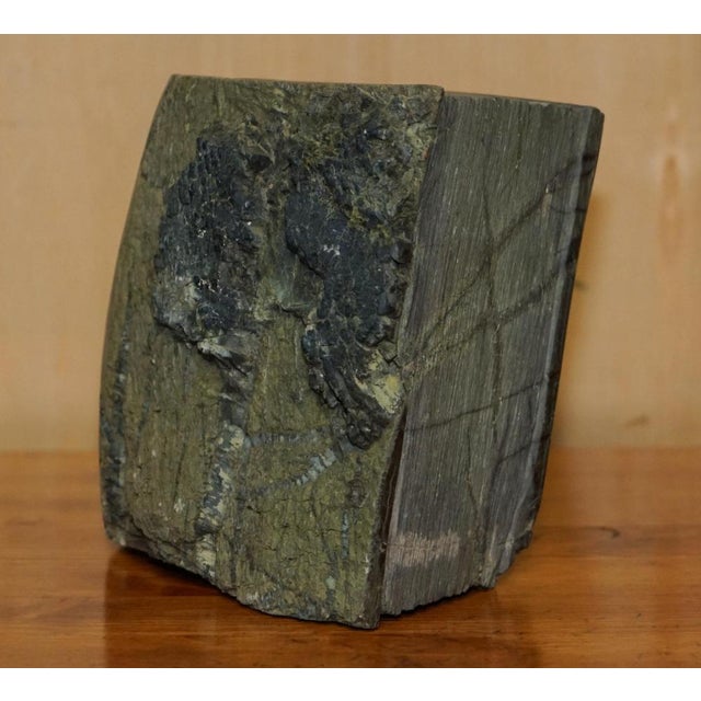 Absolutely exquisite, hand carved from solid rock library book which is part of a suite i have six of these in total made...