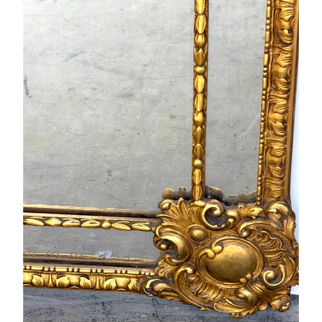 Fine French Régence / Neoclassical Style Giltwood Mirror Paris, circa 1925 For Sale In West Palm - Image 6 of 18