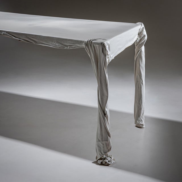 Plastic Dining Table in the Form of a Draped Cloth by Marzio Cecchi, Italy, Mid-1970s For Sale - Image 7 of 10