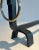 Wrought Iron and Brass Andirons in the Style of Jacques Adnet - a Pair For Sale - Image 11 of 12