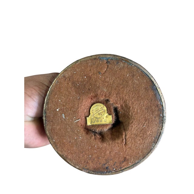 Copper Antique Heintz Style Arts Crafts Copper Desk Lamp Mission Bell Top For Sale - Image 8 of 10