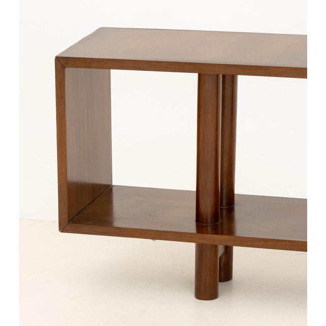Set of Three Modern Graduated Walnut Modular Shelves For Sale - Image 10 of 14