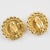 Sonia Rykiel Jeweled Pair of Clip Earrings With Yellow Resin Cabochons For Sale - Image 4 of 6