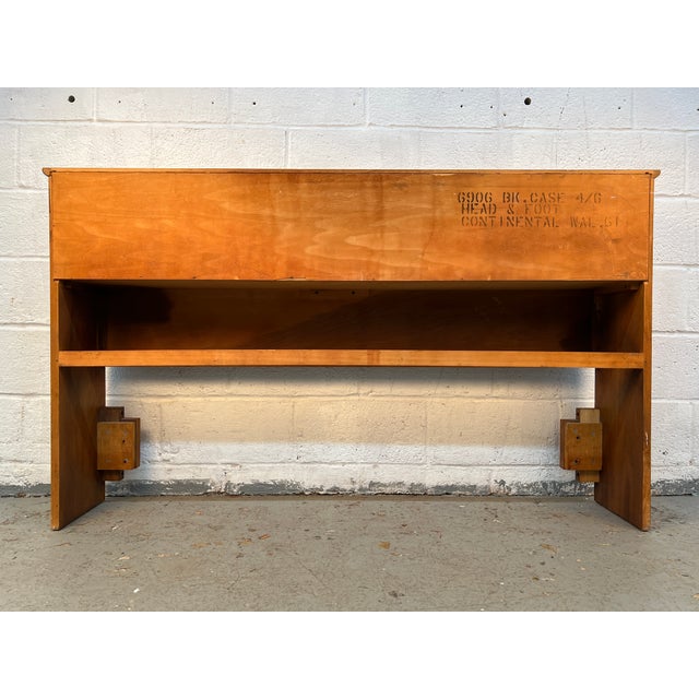 Mid-Century Modern Walnut Queen Bed Frame For Sale - Image 14 of 14