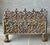Victorian Late 19th-Century Victorian Gothic-Style Cast Iron Fleur-De-Lis Tracery Panel Jardinière on Lion Paw Feet For Sale - Image 3 of 18