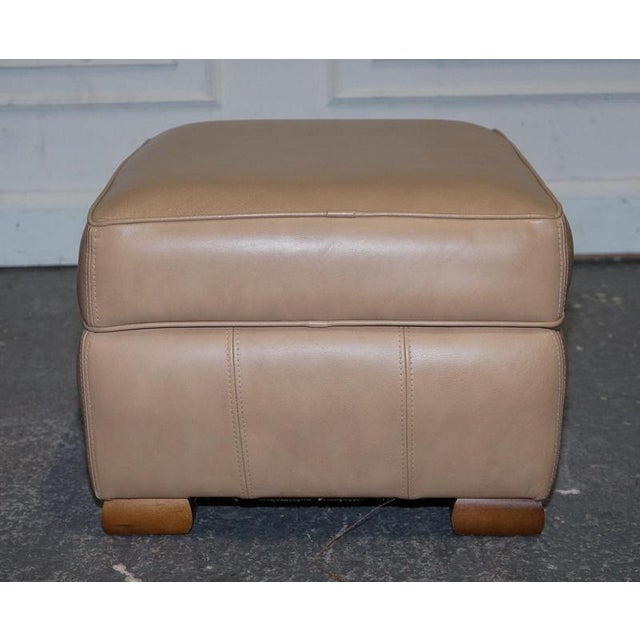 Ottoman in Brown Leather from Multiyork For Sale - Image 15 of 18