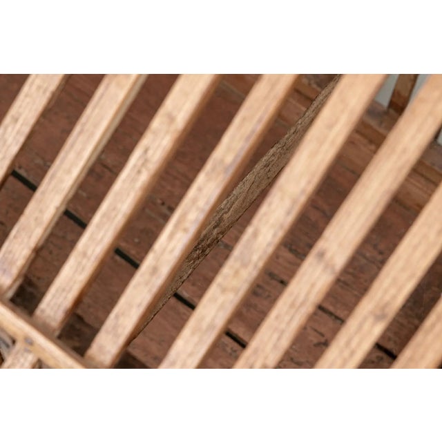 Brown Antique Chinese Hand Carved Wooden Birdcage For Sale - Image 8 of 11