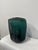 Emerald Green Faceted Murano Glass Vase For Sale - Image 4 of 7