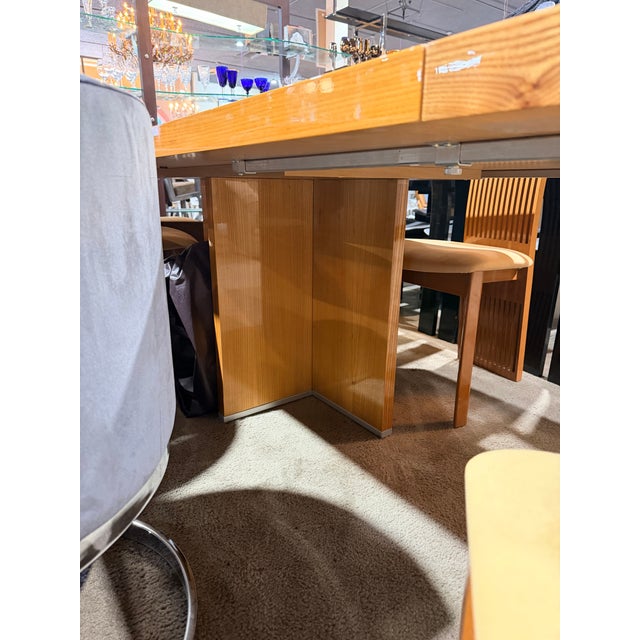 2020s Pietro Costantini Tan Zebrawood Dining Set For Sale - Image 5 of 7
