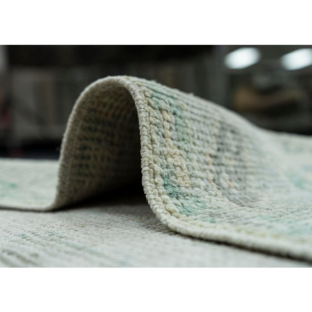 Textile Turkish Oushak Rug 2'2"x 8' #19473 For Sale - Image 7 of 8