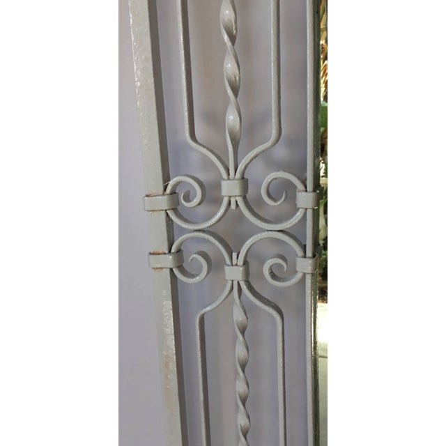 Metal Hand Twisted Wrought Iron Mirror For Sale - Image 7 of 11